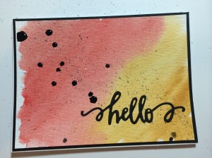 Hello Watercolor